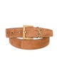 Saint Laurent Skinny Suede Belt