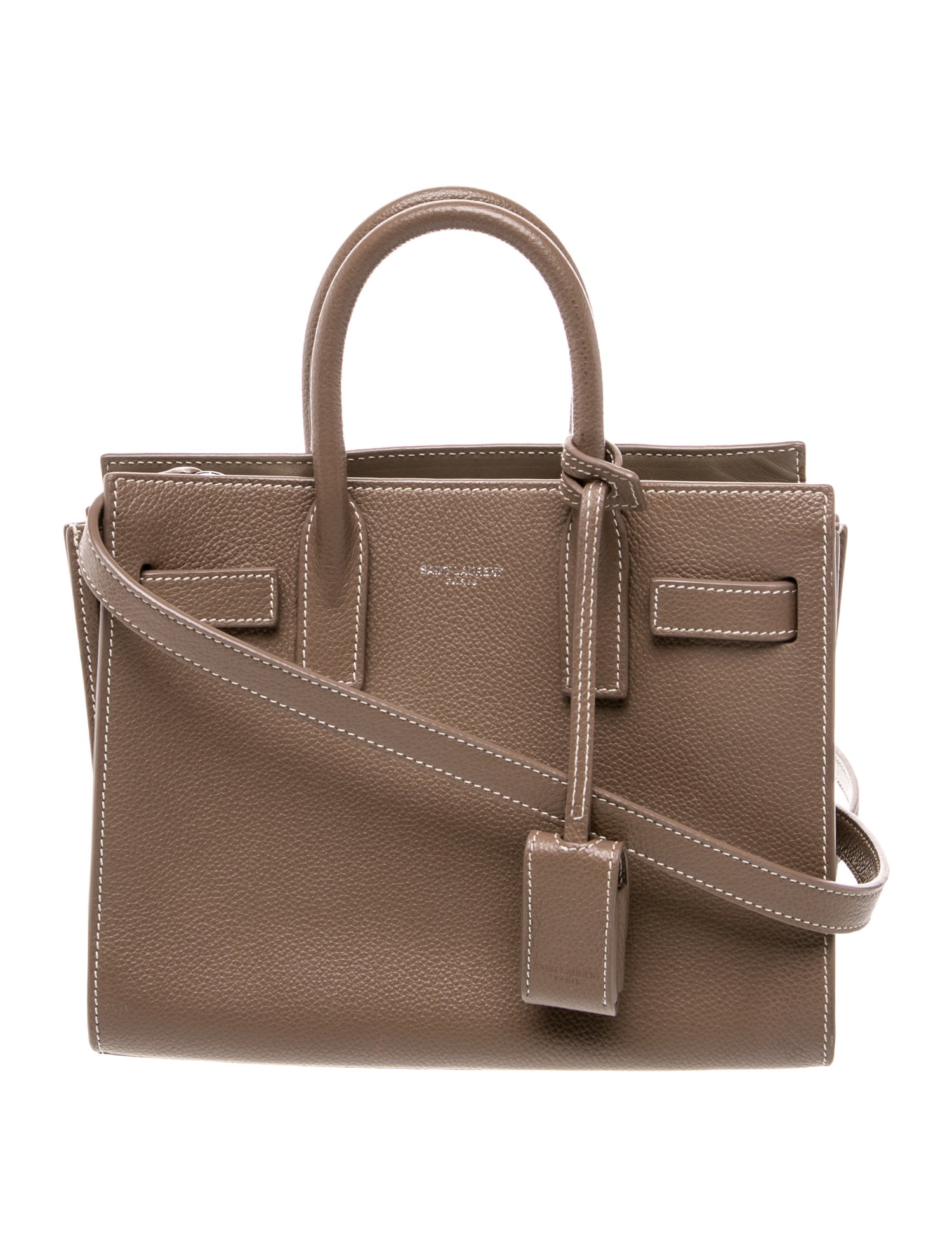 Saint Laurent Leather Sac De Jour