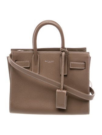 Saint Laurent Leather Sac De Jour