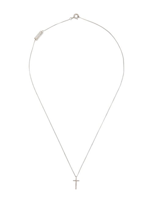 Saint Laurent Cross Pendant Necklace