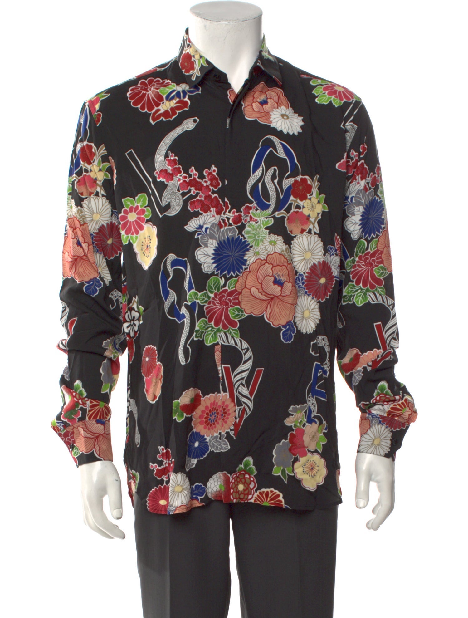 Saint Laurent 2016 Floral Print Shirt