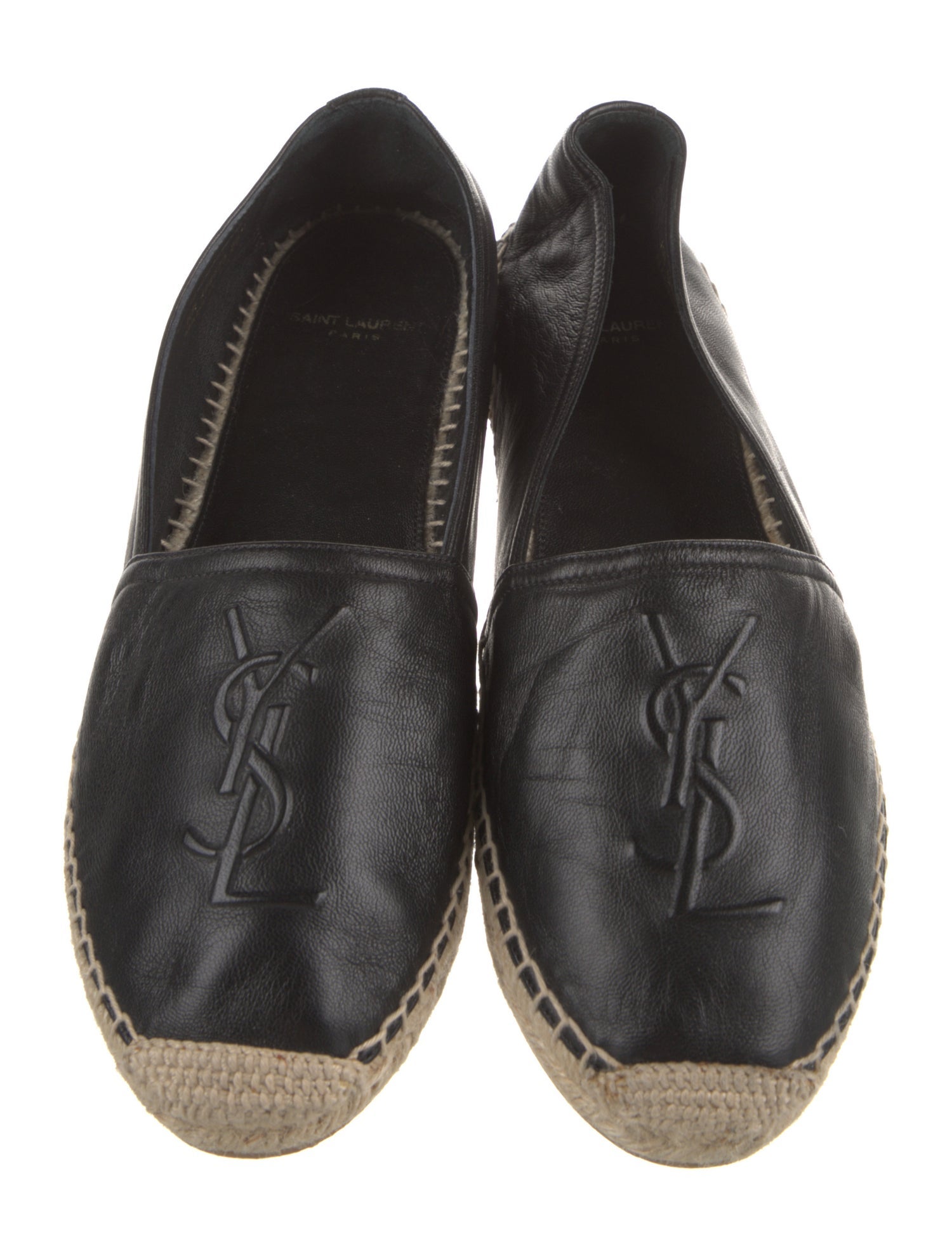 Saint Laurent Leather Espadrilles