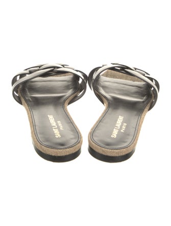 Saint Laurent Leather Slides