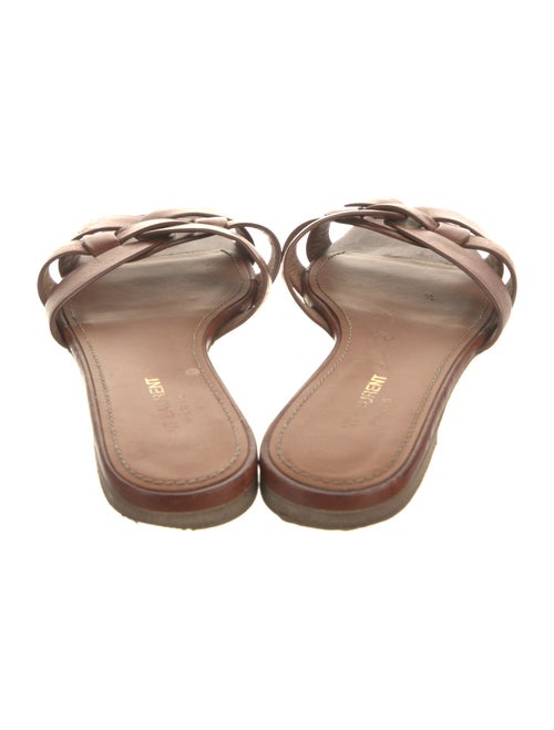 Saint Laurent Leather Slides