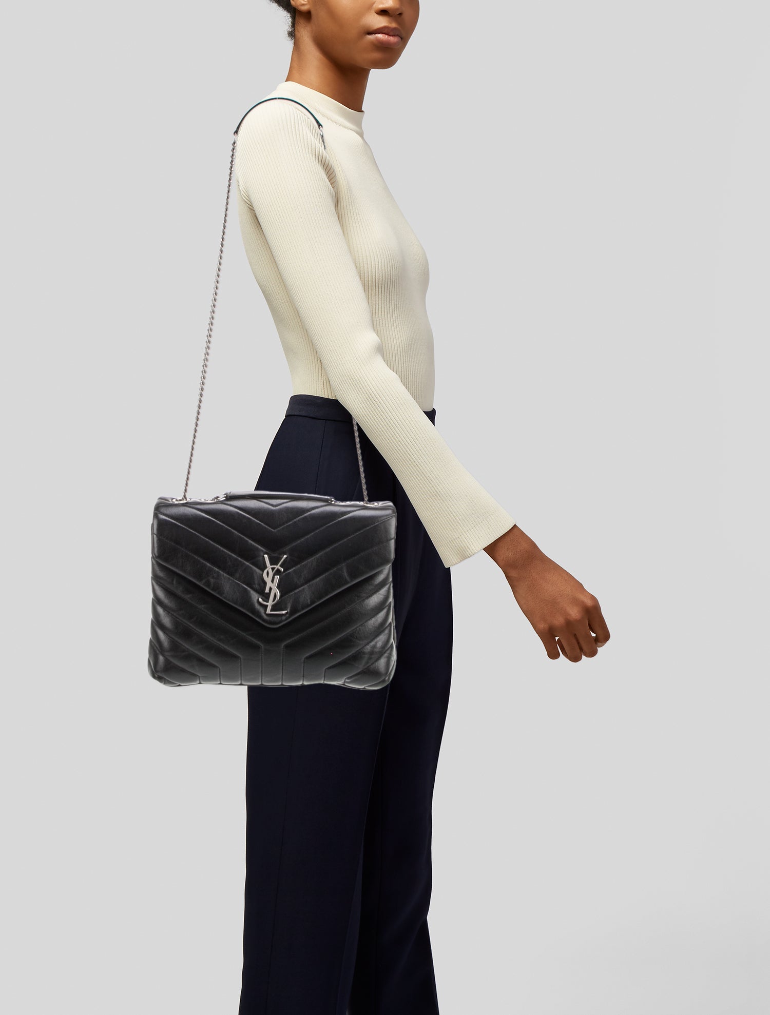 Saint Laurent Quilted LouLou Medium