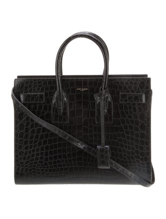 Saint Laurent Leather Sac De Jour Small