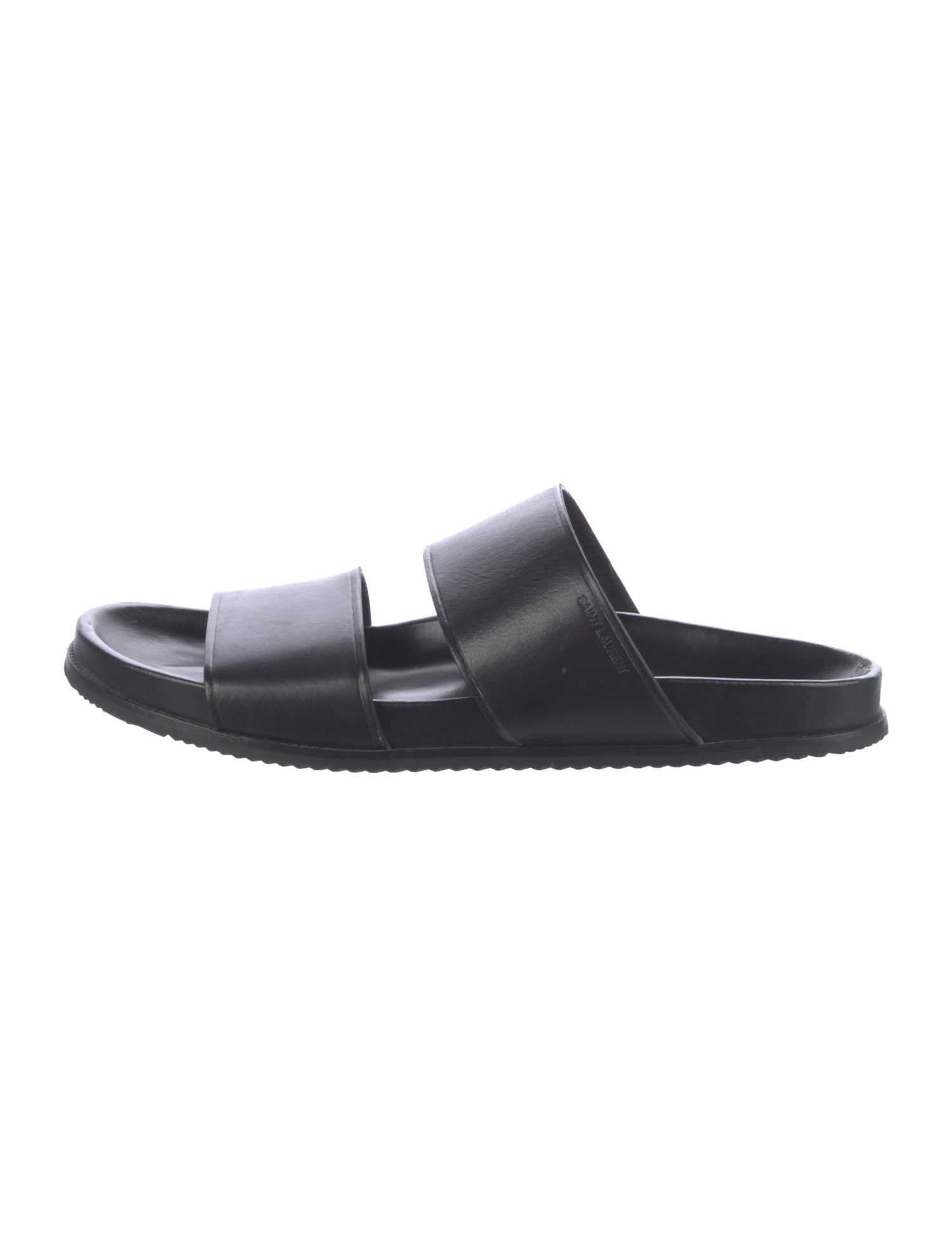 Saint Laurent Leather Slides