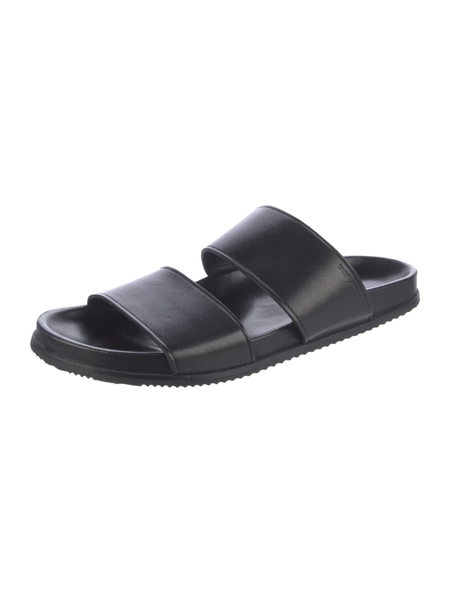 Saint Laurent Leather Slides