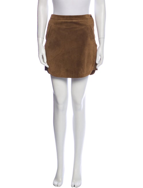 Saint Laurent Silk Mini Skirt