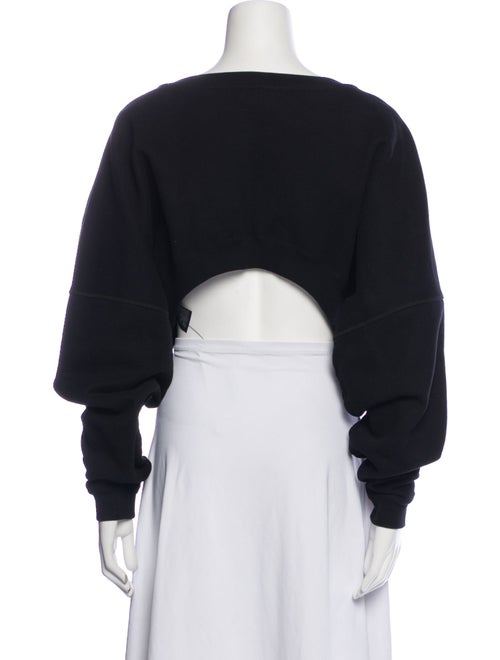 Saint Laurent 2023 Bateau Neckline Crop Top