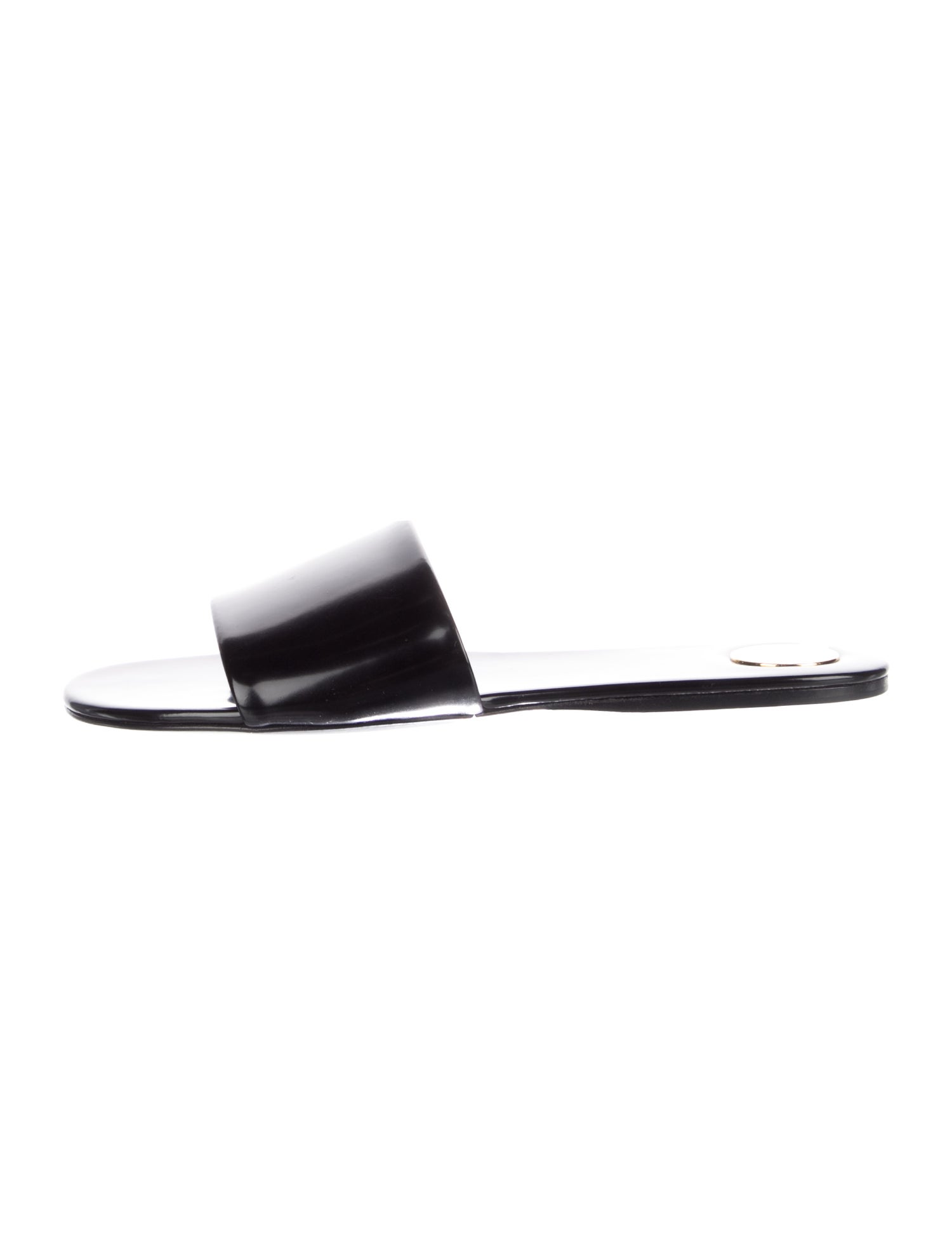 Saint Laurent Leather Slides