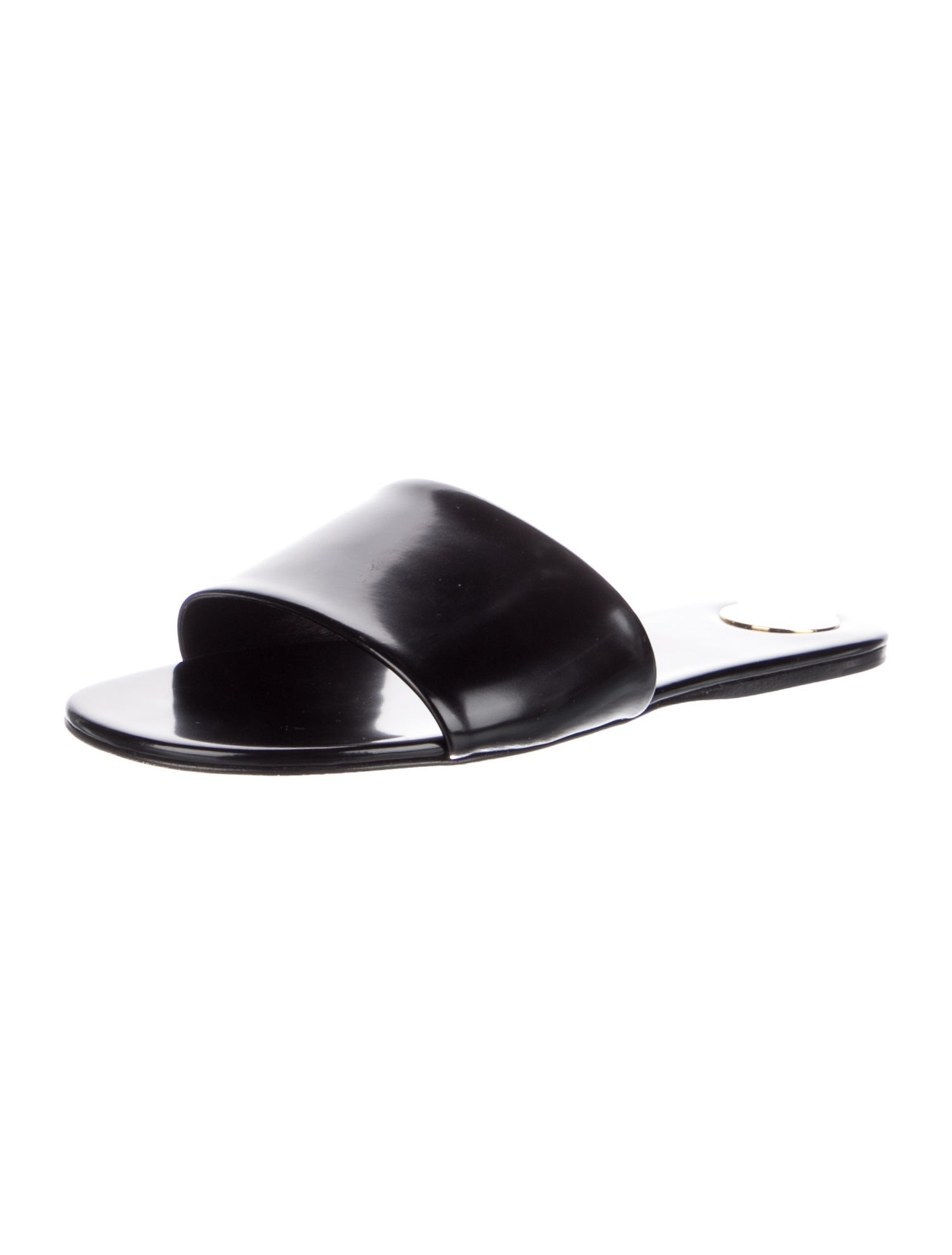 Saint Laurent Leather Slides