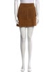 Saint Laurent Suede Mini Skirt