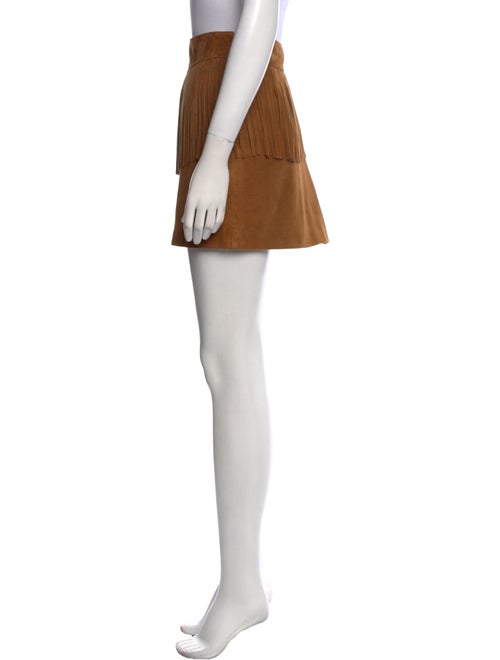 Saint Laurent Suede Mini Skirt
