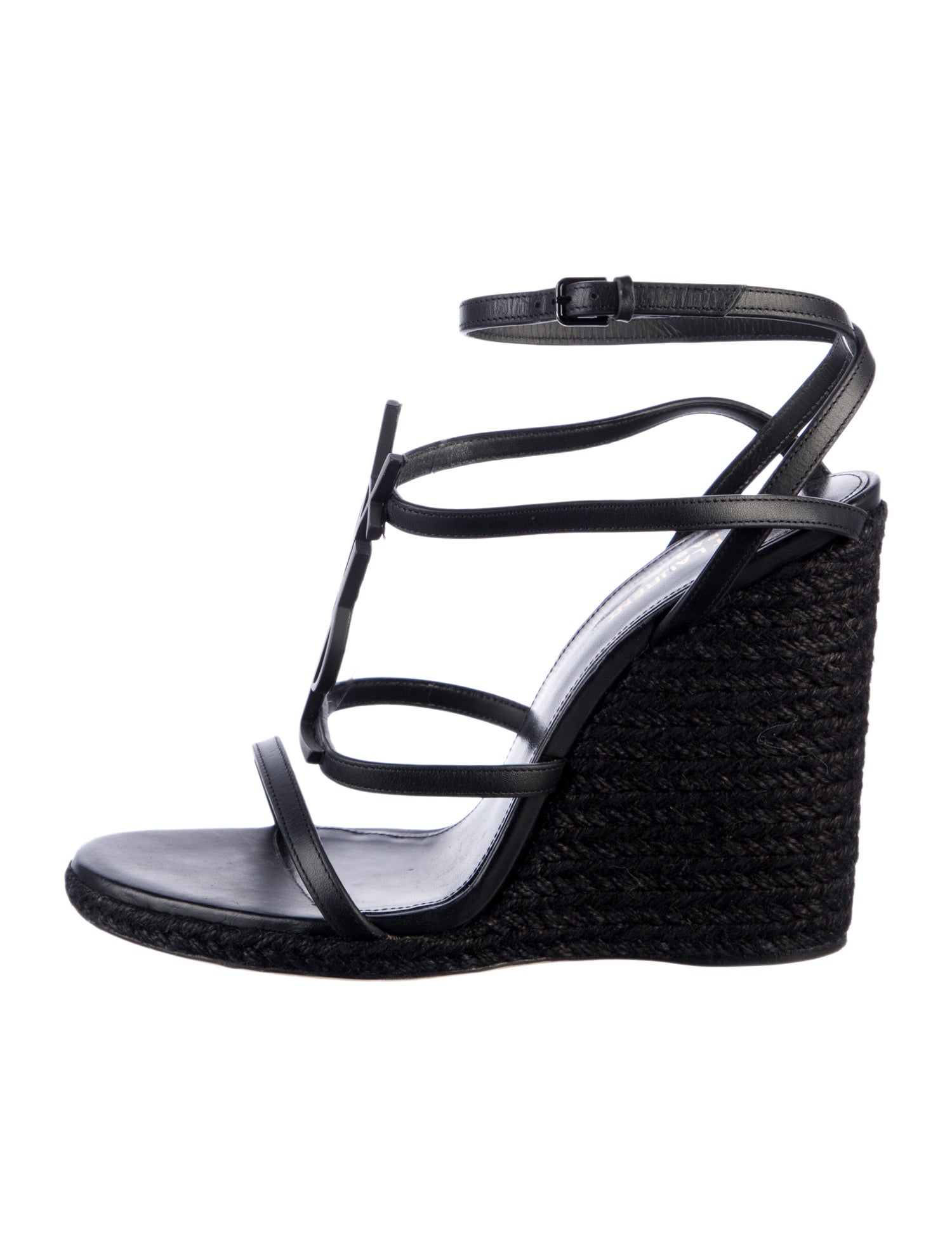 Saint Laurent Leather Espadrilles