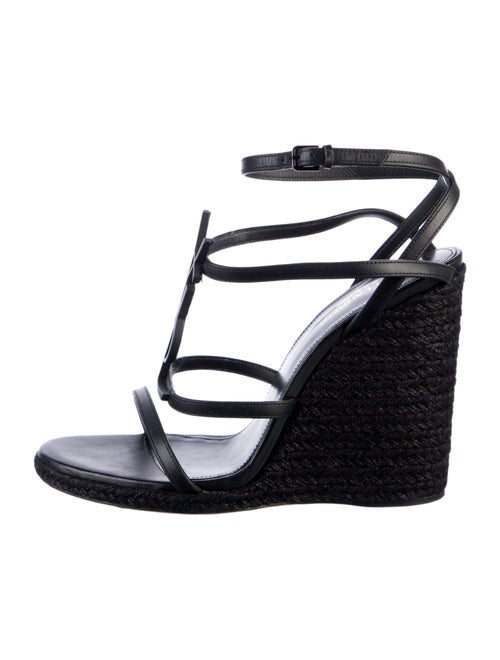 Saint Laurent Leather Espadrilles