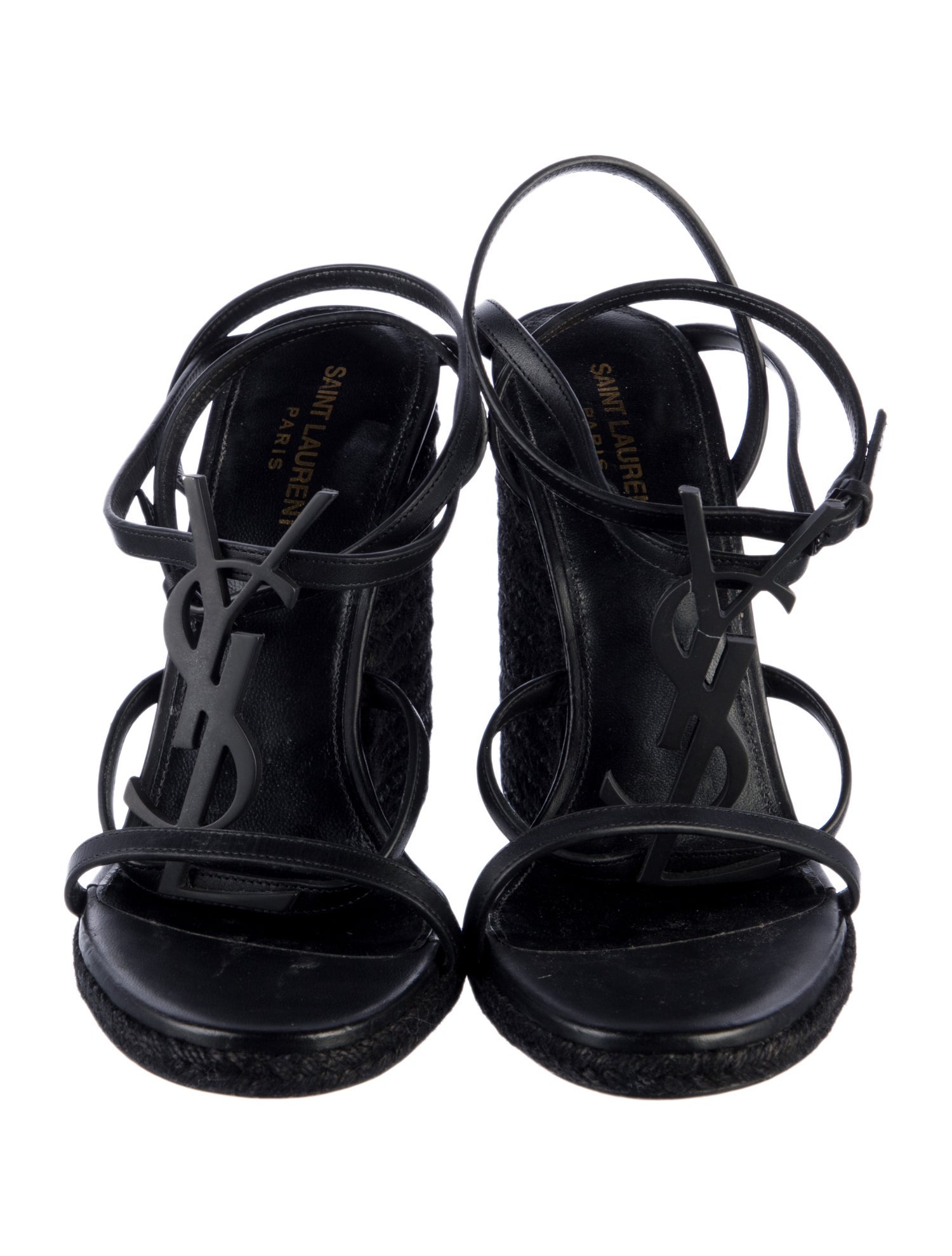 Saint Laurent Leather Espadrilles