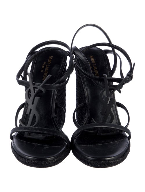 Saint Laurent Leather Espadrilles