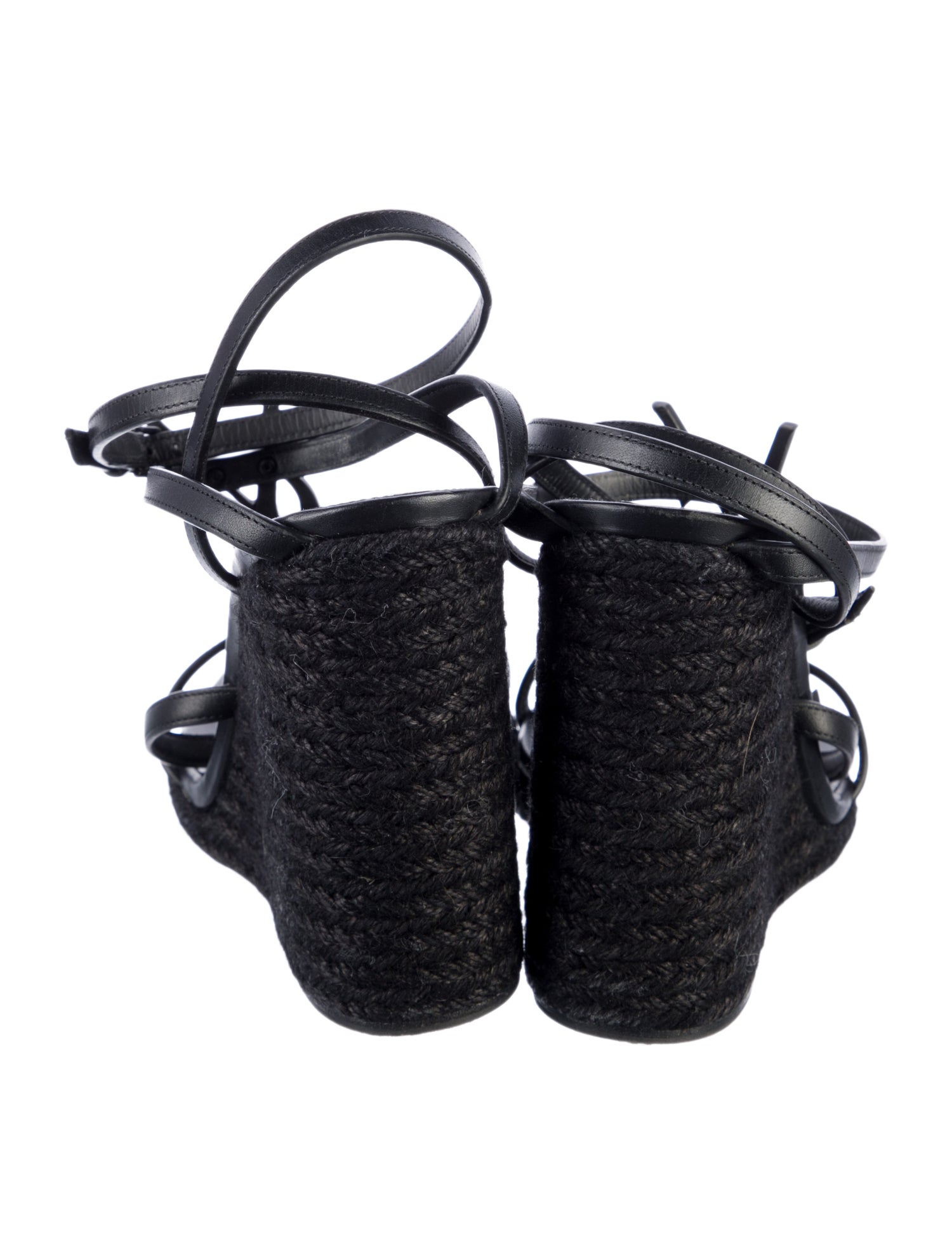 Saint Laurent Leather Espadrilles