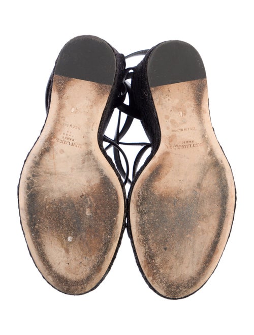 Saint Laurent Leather Espadrilles