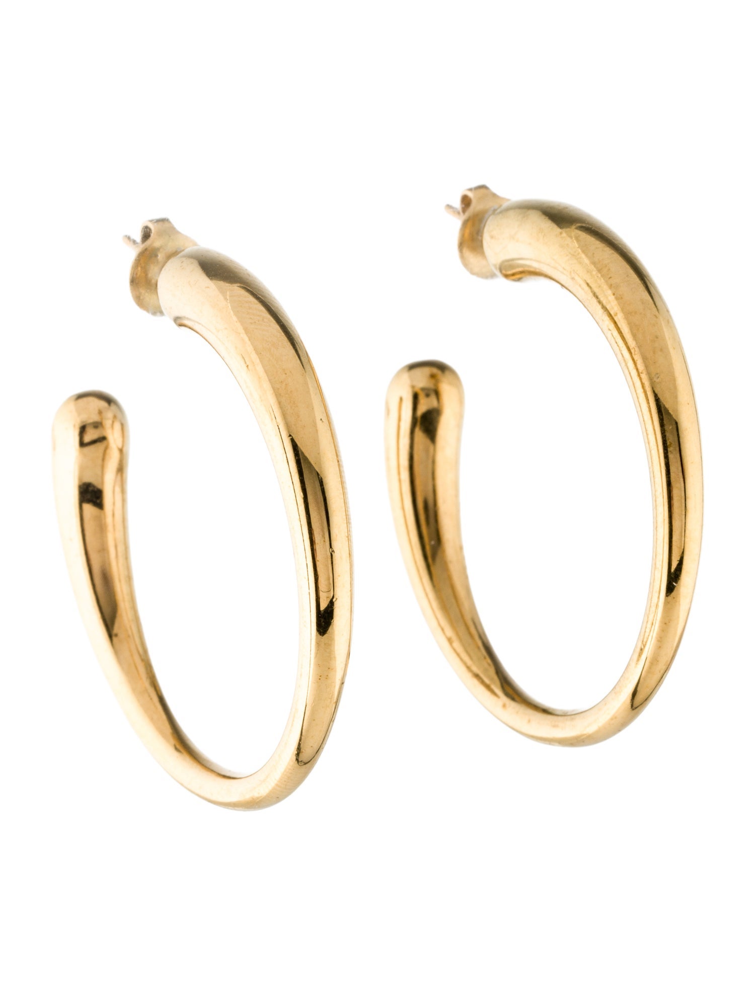 Saint Laurent Statement Hoop Earrings