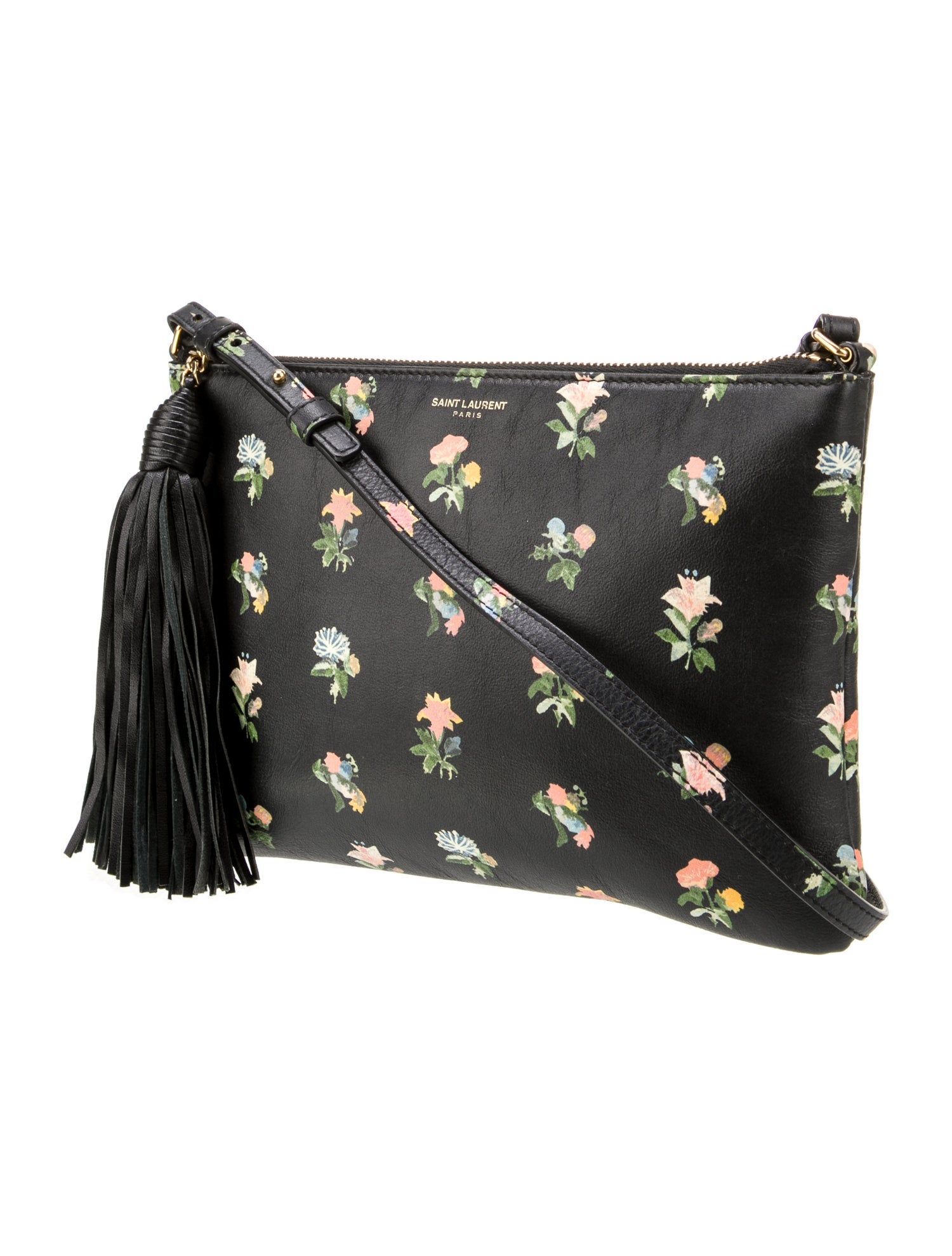 Saint Laurent Leather Prairie Flower