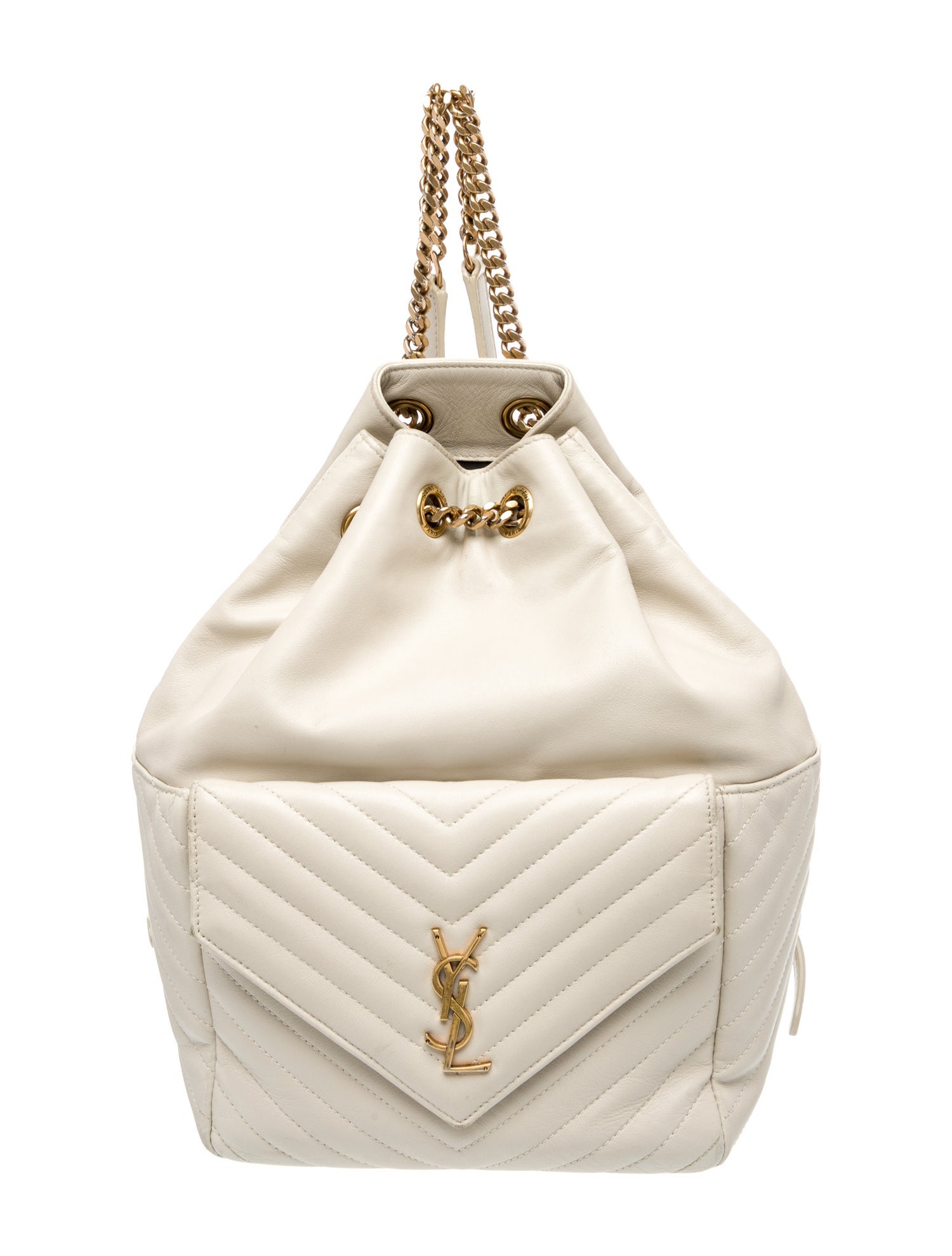 Saint Laurent Leather Matelassé Joe