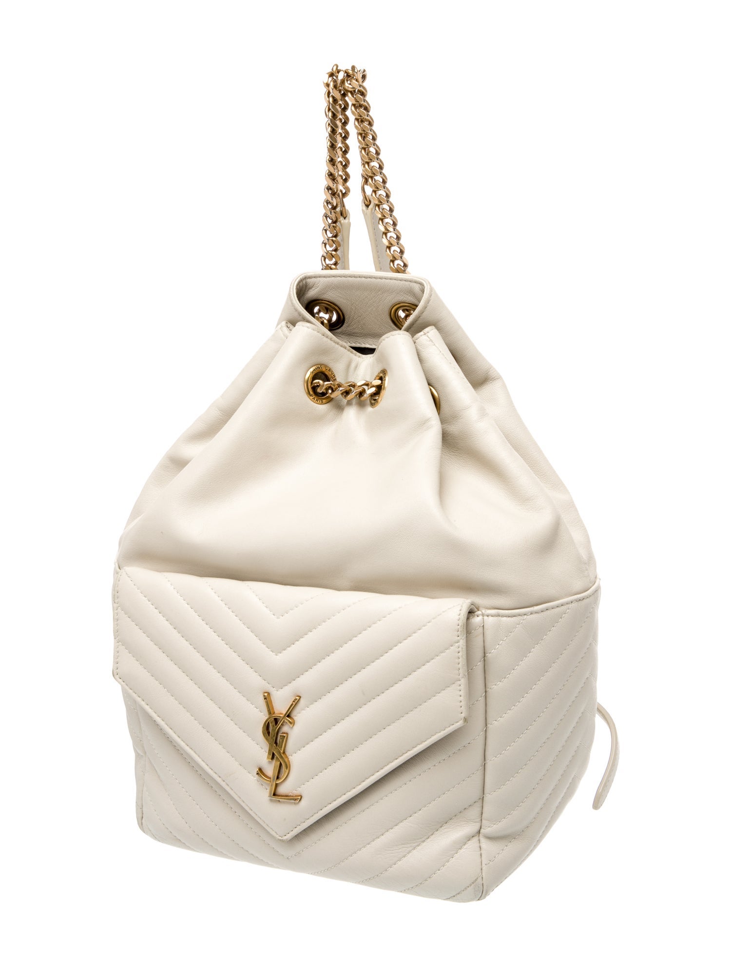 Saint Laurent Leather Matelassé Joe