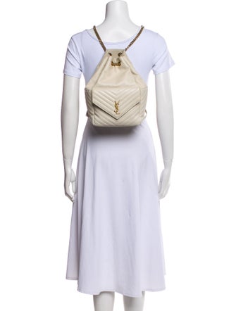 Saint Laurent Leather Matelassé Joe