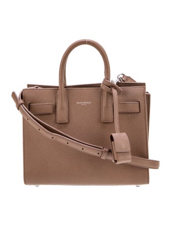 Saint Laurent Leather Sac De Jour Nano