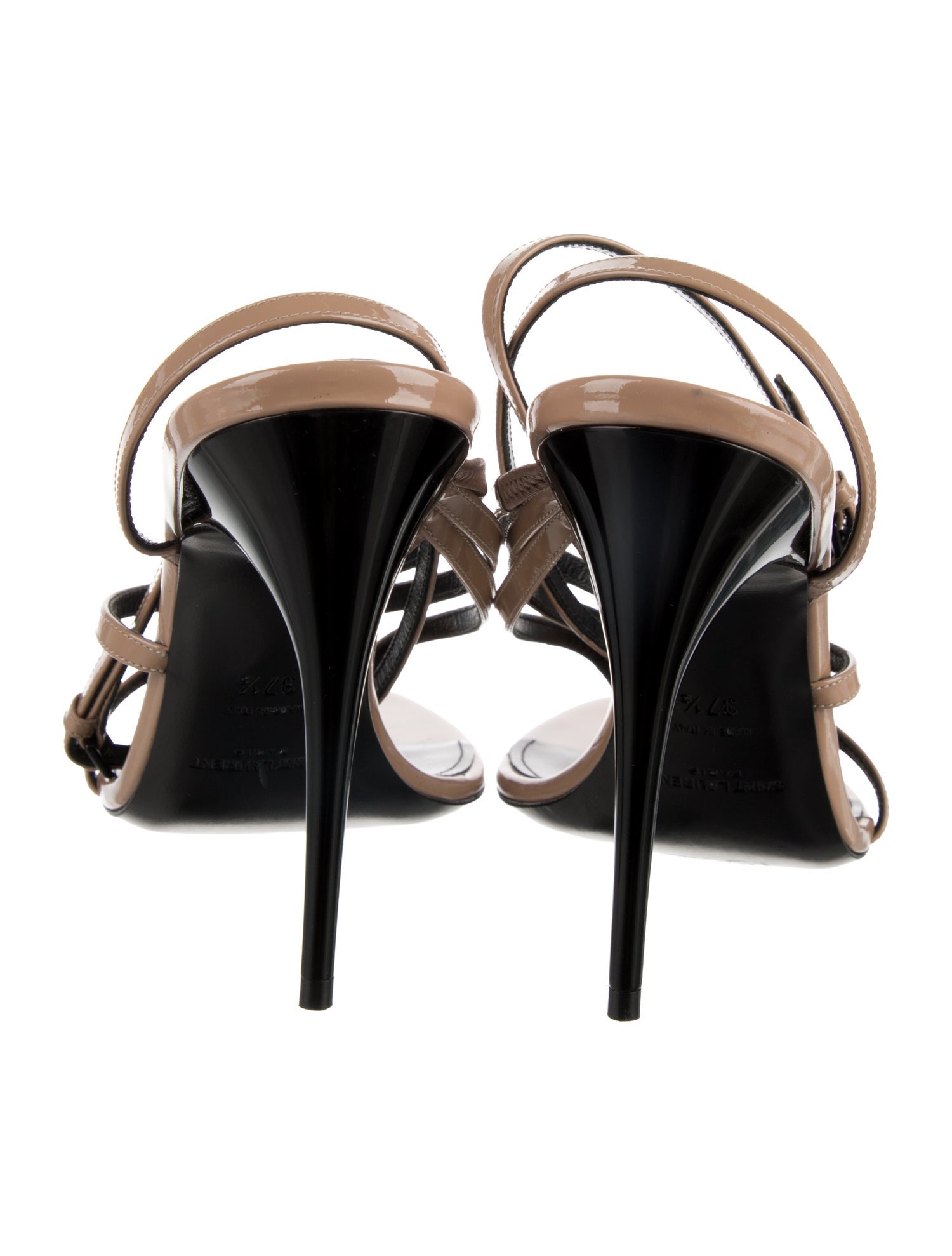 Saint Laurent Patent Leather Sandals