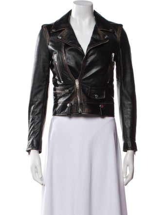 Saint Laurent Leather Biker Jacket