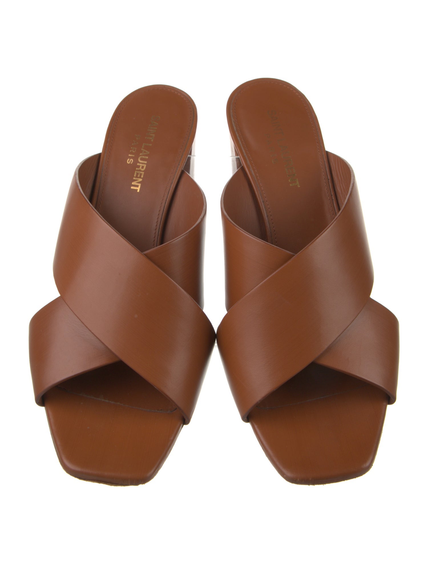 Saint Laurent Leather Mules