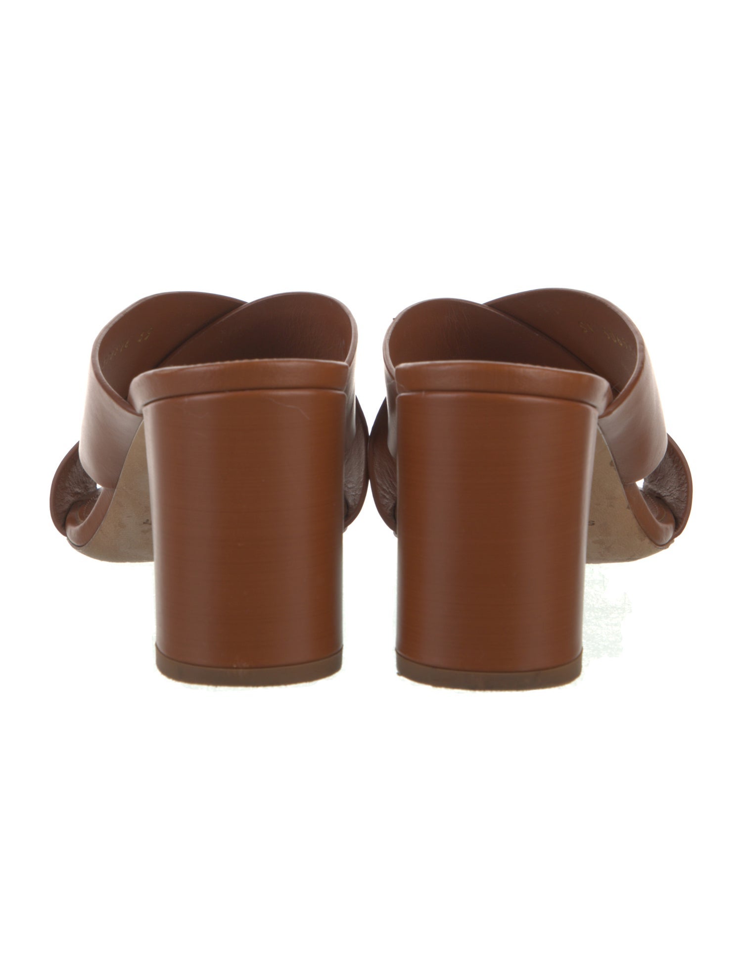 Saint Laurent Leather Mules