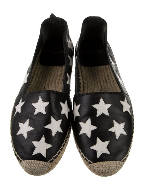 Saint Laurent Leather Printed Espadrilles