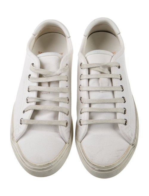 Saint Laurent Canvas Graphic Print Sneakers