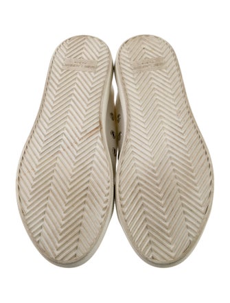 Saint Laurent Canvas Graphic Print Sneakers