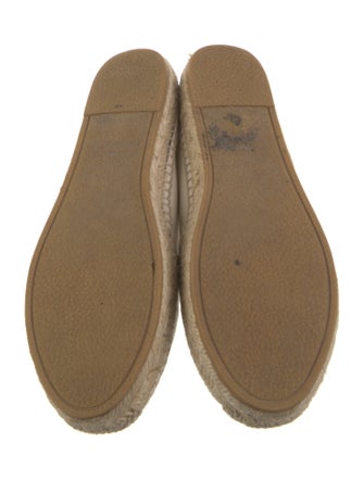 Saint Laurent Signature Logo Canvas Espadrilles