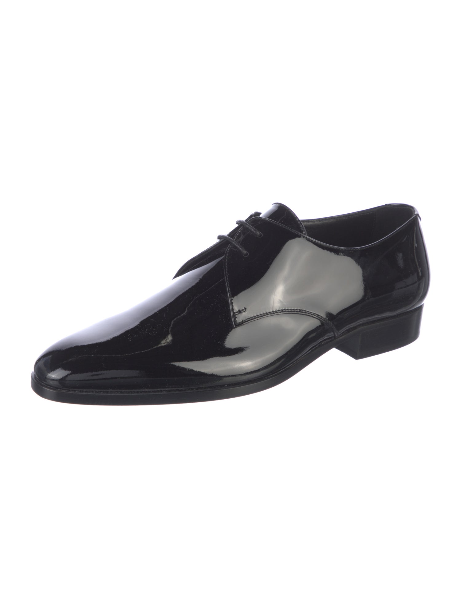 Saint Laurent Patent Leather Derby Shoes