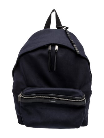 Saint Laurent Canvas City Backpack
