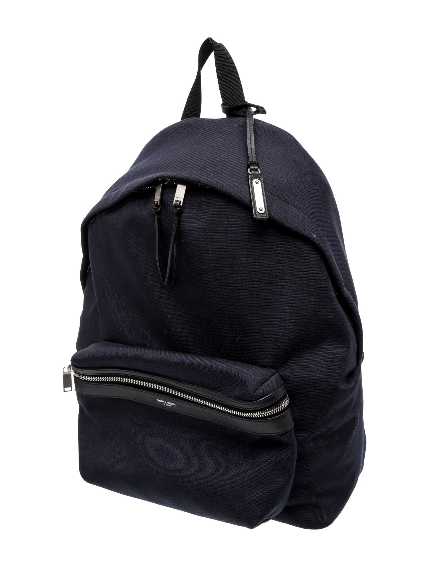 Saint Laurent Canvas City Backpack