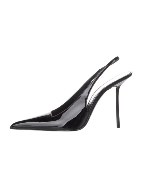 Saint Laurent Patent Leather Slingback Pumps