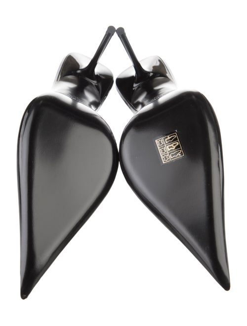 Saint Laurent Patent Leather Slingback Pumps