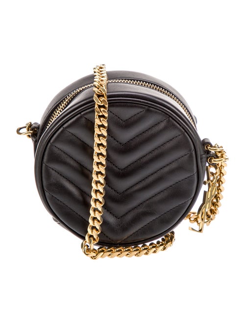 Saint Laurent Chevron Monogram Bubble Small