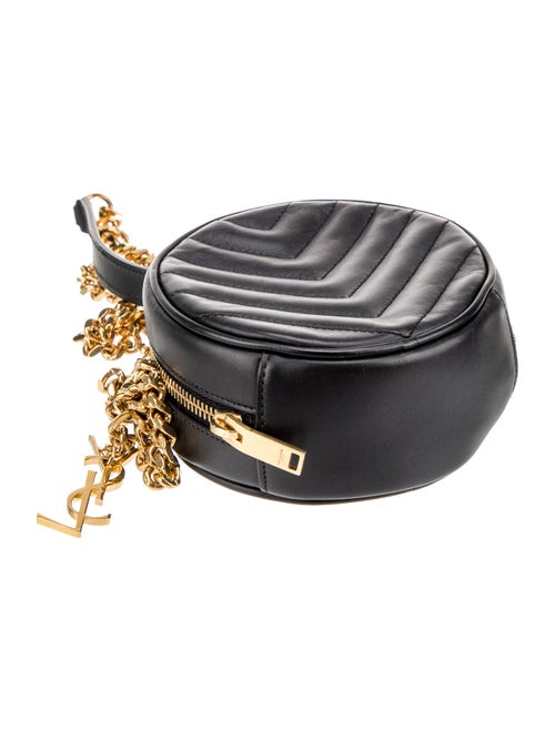 Saint Laurent Chevron Monogram Bubble Small