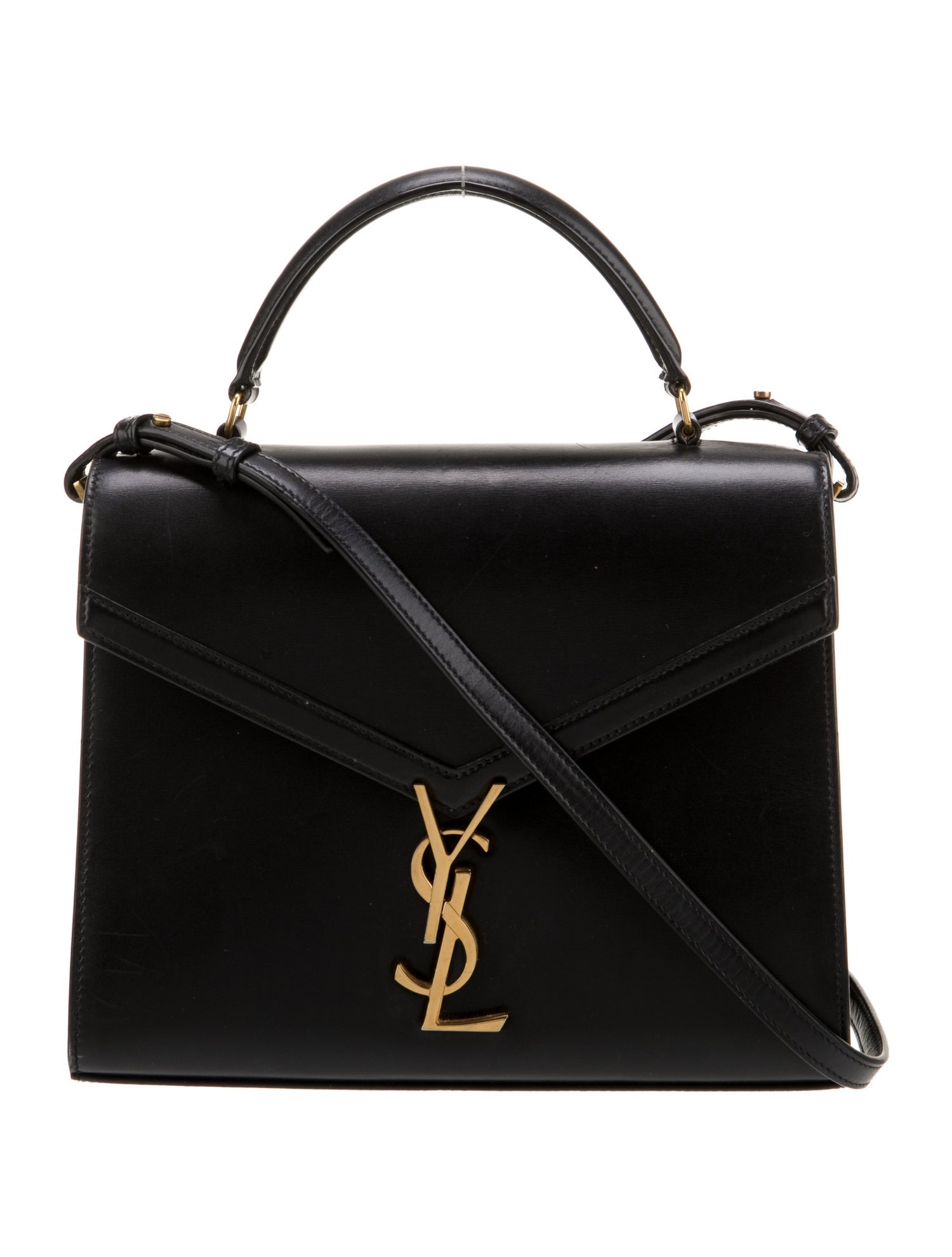 Saint Laurent Leather Cassandre Mini