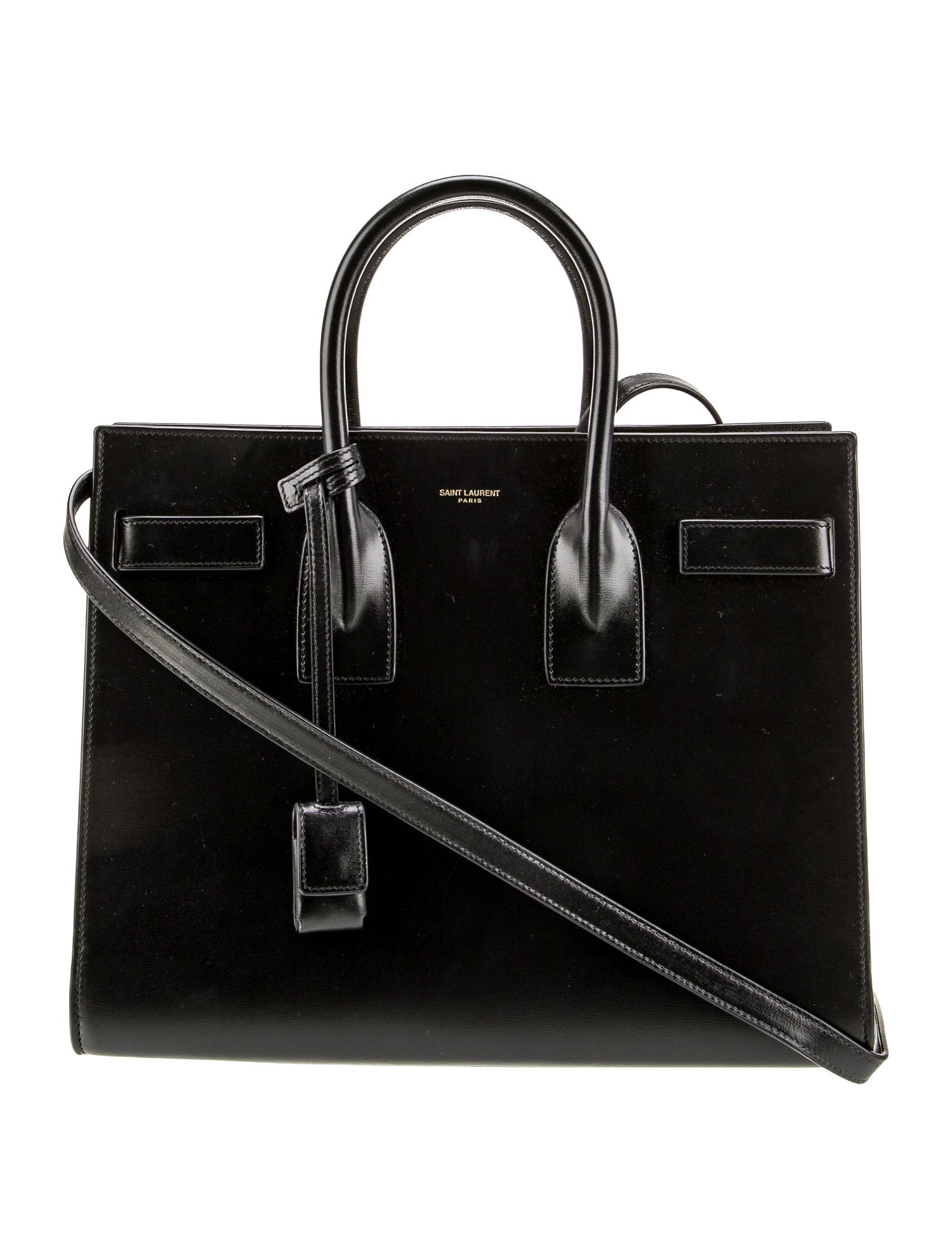 Saint Laurent Leather Sac De Jour