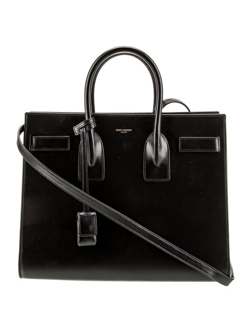 Saint Laurent Leather Sac De Jour