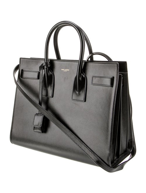 Saint Laurent Leather Sac De Jour
