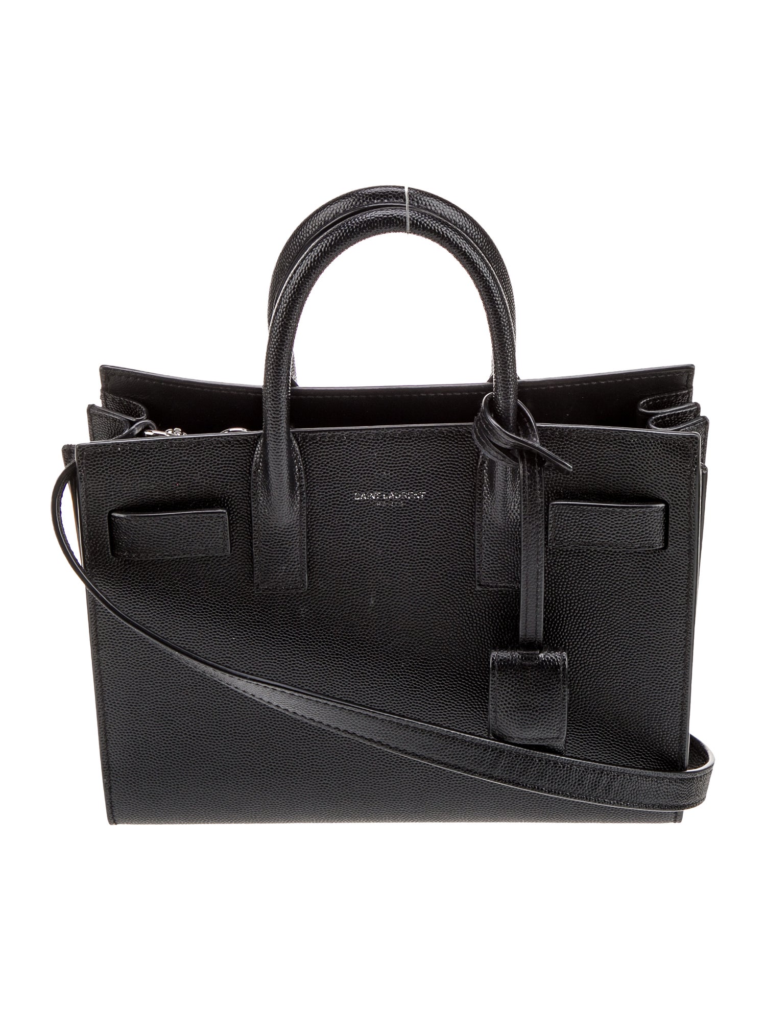 Saint Laurent Leather Sac De Jour